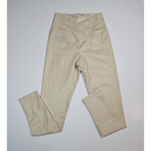 OFFLINE by Aerie Womens  Beige Crossover Waist Leggings Size Medium‎ NWOT